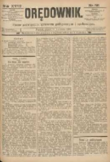 Orędownik: pismo poświęcone sprawom politycznym i spółecznym 1888.04.13 R.18 Nr86