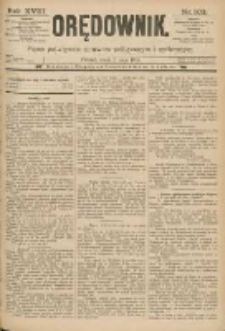 Orędownik: pismo poświęcone sprawom politycznym i spółecznym 1888.05.02 R.18 Nr102