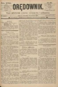 Orędownik: pismo poświęcone sprawom politycznym i spółecznym 1888.04.19 R.18 Nr91