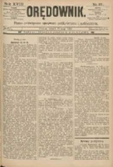 Orędownik: pismo poświęcone sprawom politycznym i spółecznym 1888.05.15 R.18 Nr111