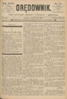 Orędownik: pismo poświęcone sprawom politycznym i spółecznym 1888.05.16 R.18 Nr112