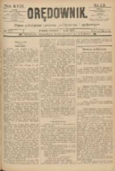 Orędownik: pismo poświęcone sprawom politycznym i spółecznym 1888.05.17 R.18 Nr113