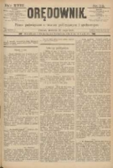 Orędownik: pismo poświęcone sprawom politycznym i spółecznym 1888.05.20 R.18 Nr116