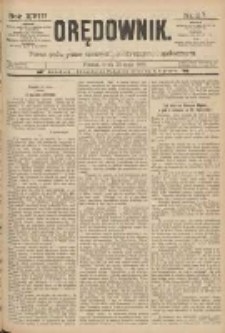 Orędownik: pismo poświęcone sprawom politycznym i sp&oacute;łecznym 1888.05.23 R.18 Nr117