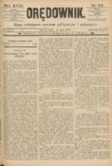 Orędownik: pismo poświęcone sprawom politycznym i spółecznym 1888.05.30 R.18 Nr123