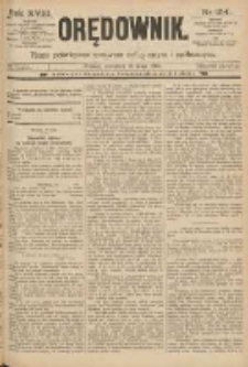 Orędownik: pismo poświęcone sprawom politycznym i spółecznym 1888.05.31 R.18 Nr124