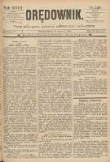 Orędownik: pismo poświęcone sprawom politycznym i spółecznym 1888.06.13 R.18 Nr134