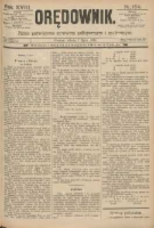 Orędownik: pismo poświęcone sprawom politycznym i spółecznym 1888.07.07 R.18 Nr154