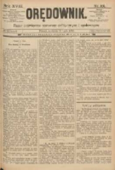 Orędownik: pismo poświęcone sprawom politycznym i spółecznym 1888.07.15 R.18 Nr161