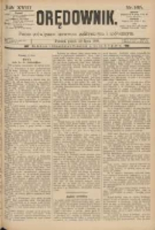 Orędownik: pismo poświęcone sprawom politycznym i spółecznym 1888.07.20 R.18 Nr165