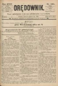 Orędownik: pismo poświęcone sprawom politycznym i sp&oacute;łecznym 1888.10.06 R.18 Nr230