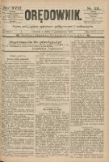 Orędownik: pismo poświęcone sprawom politycznym i spółecznym 1888.10.07 R.18 Nr231