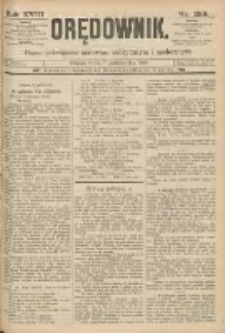 Orędownik: pismo poświęcone sprawom politycznym i spółecznym 1888.10.17 R.18 Nr239