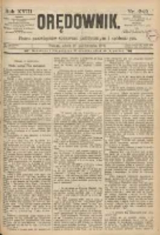 Orędownik: pismo poświęcone sprawom politycznym i spółecznym 1888.10.20 R.18 Nr242
