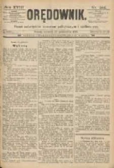 Orędownik: pismo poświęcone sprawom politycznym i spółecznym 1888.10.25 R.18 Nr246
