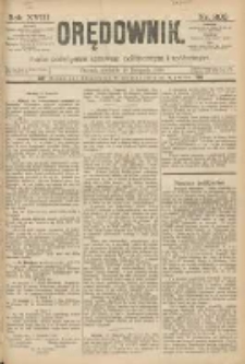Orędownik: pismo poświęcone sprawom politycznym i spółecznym 1888.11.18 R.18 Nr266