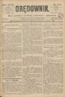 Orędownik: pismo poświęcone sprawom politycznym i spółecznym 1888.11.29 R.18 Nr275