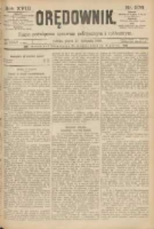 Orędownik: pismo poświęcone sprawom politycznym i spółecznym 1888.11.30 R.18 Nr276