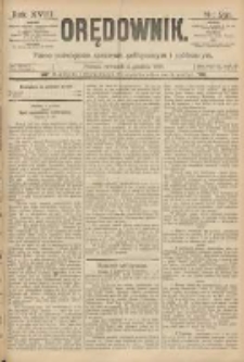 Orędownik: pismo poświęcone sprawom politycznym i sp&oacute;łecznym 1888.12.06 R.18 Nr281