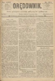 Orędownik: pismo poświęcone sprawom politycznym i spółecznym 1888.12.16 R.18 Nr289