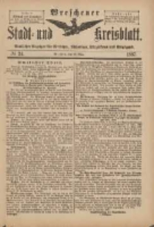 Wreschener Stadt und Kreisblatt: amtlicher Anzeiger für Wreschen, Miloslaw, Strzalkowo und Umgegend 1897.03.27 Nr24