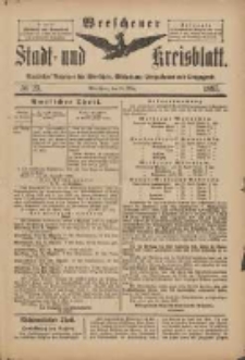 Wreschener Stadt und Kreisblatt: amtlicher Anzeiger für Wreschen, Miloslaw, Strzalkowo und Umgegend 1897.03.31 Nr25