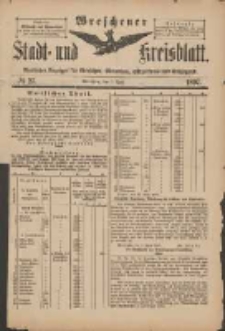 Wreschener Stadt und Kreisblatt: amtlicher Anzeiger für Wreschen, Miloslaw, Strzalkowo und Umgegend 1897.04.07 Nr27