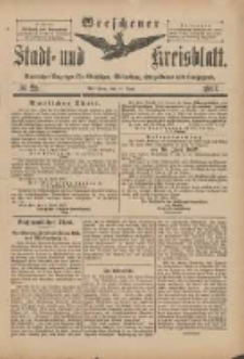 Wreschener Stadt und Kreisblatt: amtlicher Anzeiger für Wreschen, Miloslaw, Strzalkowo und Umgegend 1897.04.14 Nr29
