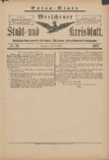 Wreschener Stadt und Kreisblatt: amtlicher Anzeiger für Wreschen, Miloslaw, Strzalkowo und Umgegend 1897.04.22 Nr32