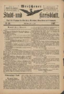 Wreschener Stadt und Kreisblatt: amtlicher Anzeiger für Wreschen, Miloslaw, Strzalkowo und Umgegend 1897.06.02 Nr44