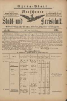 Wreschener Stadt und Kreisblatt: amtlicher Anzeiger für Wreschen, Miloslaw, Strzalkowo und Umgegend 1897.06.23 Nr51