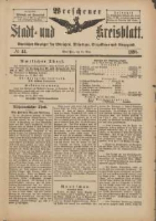 Wreschener Stadt und Kreisblatt: amtlicher Anzeiger f&uuml;r Wreschen, Miloslaw, Strzalkowo und Umgegend 1898.05.25 Nr44