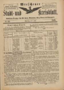Wreschener Stadt und Kreisblatt: amtlicher Anzeiger f&uuml;r Wreschen, Miloslaw, Strzalkowo und Umgegend 1898.07.06 Nr56
