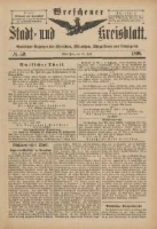 Wreschener Stadt und Kreisblatt: amtlicher Anzeiger für Wreschen, Miloslaw, Strzalkowo und Umgegend 1898.07.16 Nr59