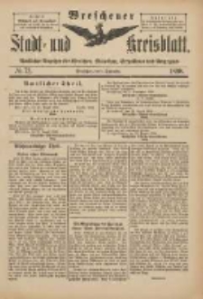 Wreschener Stadt und Kreisblatt: amtlicher Anzeiger für Wreschen, Miloslaw, Strzalkowo und Umgegend 1898.09.03 Nr73