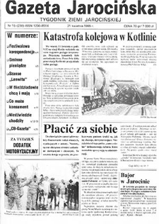 Gazeta Jarocińska 1995.04.21 Nr16(238)