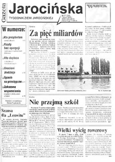 Gazeta Jarocińska 1995.07.07 Nr27(249)