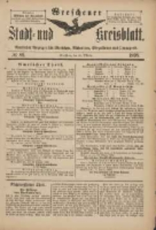 Wreschener Stadt und Kreisblatt: amtlicher Anzeiger f&uuml;r Wreschen, Miloslaw, Strzalkowo und Umgegend 1898.10.26 Nr89