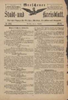 Wreschener Stadt und Kreisblatt: amtlicher Anzeiger f&uuml;r Wreschen, Miloslaw, Strzalkowo und Umgegend 1898.12.14 Nr104