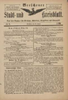 Wreschener Stadt und Kreisblatt: amtlicher Anzeiger für Wreschen, Miloslaw, Strzalkowo und Umgegend 1899.01.28 Nr8