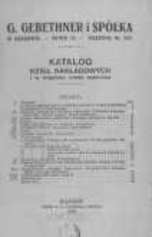 Katalog dzieł nakładowych i w większej ilości nabytych