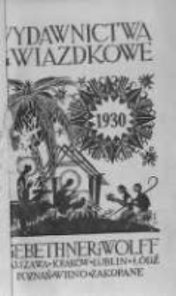 Wydawnictwa gwiazdkowe Gebethnera i Wolffa 1930
