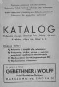 Katalog Wydawnictw Zarządu Głównego Tow. Szkoły Ludowej