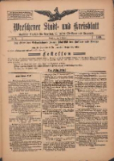 Wreschener Stadt und Kreisblatt: amtlicher Anzeiger für Wreschen, Miloslaw, Strzalkowo und Umgegend 1910.01.18 Nr8