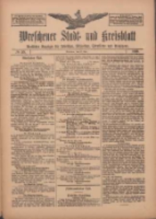 Wreschener Stadt und Kreisblatt: amtlicher Anzeiger für Wreschen, Miloslaw, Strzalkowo und Umgegend 1910.05.19 Nr59