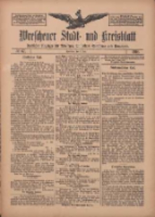 Wreschener Stadt und Kreisblatt: amtlicher Anzeiger für Wreschen, Miloslaw, Strzalkowo und Umgegend 1910.06.07 Nr67