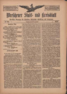 Wreschener Stadt und Kreisblatt: amtlicher Anzeiger für Wreschen, Miloslaw, Strzalkowo und Umgegend 1910.08.13 Nr96