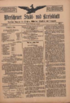 Wreschener Stadt und Kreisblatt: amtlicher Anzeiger für Wreschen, Miloslaw, Strzalkowo und Umgegend 1910.08.23 Nr100