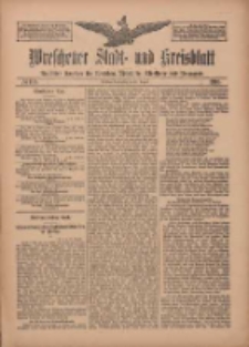 Wreschener Stadt und Kreisblatt: amtlicher Anzeiger für Wreschen, Miloslaw, Strzalkowo und Umgegend 1910.08.25 Nr101