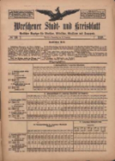 Wreschener Stadt und Kreisblatt: amtlicher Anzeiger für Wreschen, Miloslaw, Strzalkowo und Umgegend 1910.09.15 Nr110